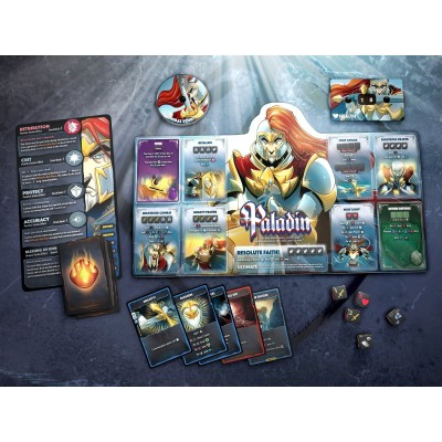 Dice Throne Monje vs Paladín